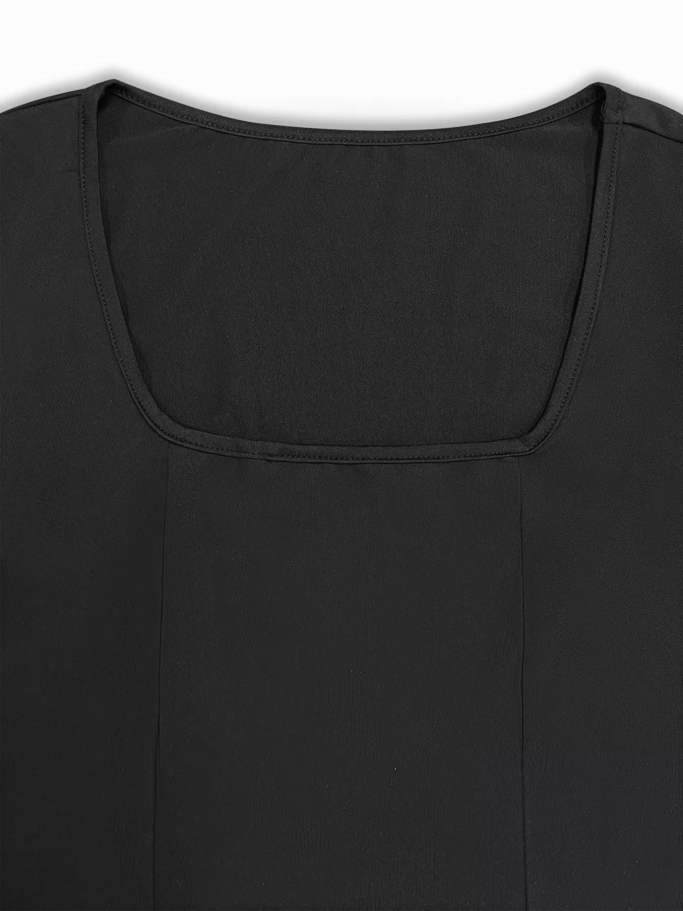 Square Neck Long Sleeve Slit Bodycon Maxi Dress - DicartluzeDicartluze28c9b7bb - 1e63 - 4cf5 - abc2 - 5aad4b069a77 - Max - Origin