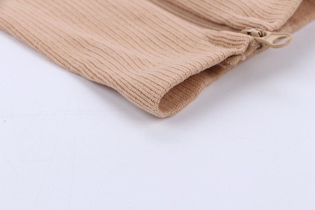 Toe Freedom Compression Socks - Comfortable, Breathable, and Quick - Drying for All - Day Wear, Sports, and Fitness - Polyester Knit Fabric, Side Zipper, and Toeless Design - DicartluzeDicartluzeToe Freedom Compression Socks - Comfortable, Breathable, and Quick - Drying for All - Day Wear, Sports, and Fitness - Polyester Knit Fabric, Side Zipper, and Toeless Design