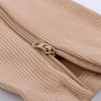 Toe Freedom Compression Socks - Comfortable, Breathable, and Quick - Drying for All - Day Wear, Sports, and Fitness - Polyester Knit Fabric, Side Zipper, and Toeless Design - DicartluzeDicartluzeToe Freedom Compression Socks - Comfortable, Breathable, and Quick - Drying for All - Day Wear, Sports, and Fitness - Polyester Knit Fabric, Side Zipper, and Toeless Design