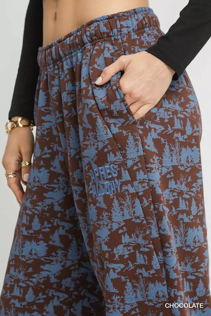 Umgee Scenic Print Casual Sweatpants - DicartluzeDicartluze381e661e - be5a - 434c - 98f4 - c0a446844271 - Max - Origin