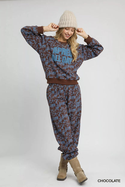 Umgee Scenic Print Casual Sweatpants - DicartluzeDicartluzecab89218 - 80fd - 4998 - a865 - 8bd250c9fd91 - Max - Origin