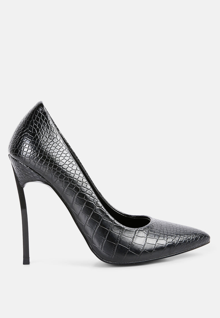 Stiletto Heel  shoes  Urchin Croc High
