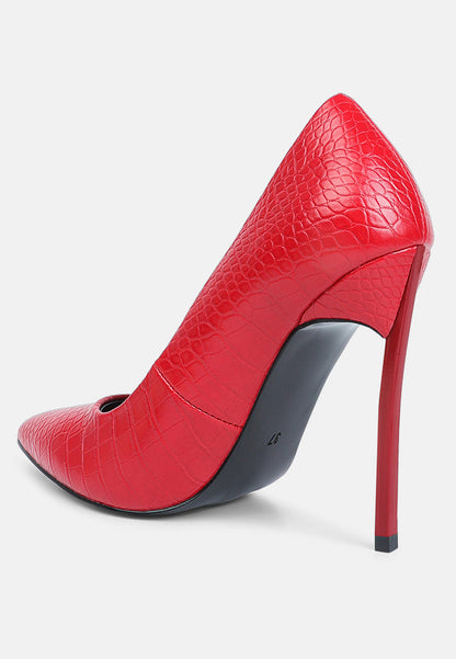 Stiletto Heel  shoes  Urchin Croc High